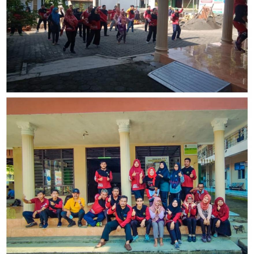 Dukung Germas Pemerintah Kalurahan Hargorejo Lakukan Senam Sehat